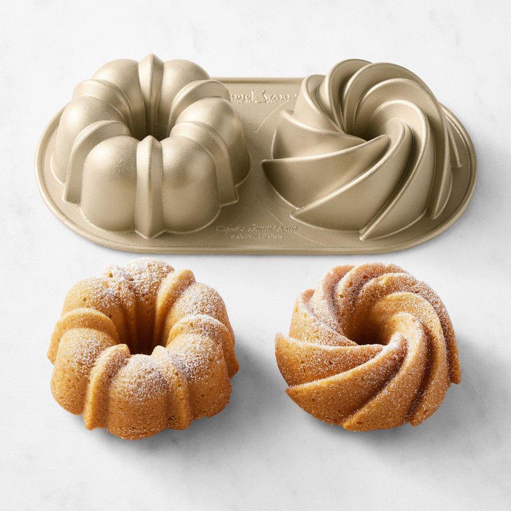 Nordic Ware Nonstick Cast Aluminum Duet Bundt® Pan | Williams-Sonoma CA