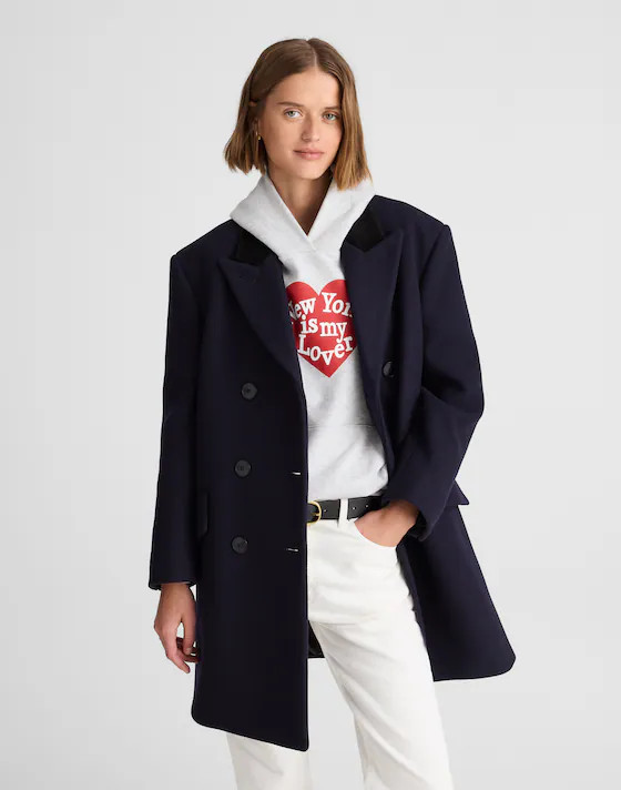 Alexa Chung for Madewell Leni Peacoat | Madewell