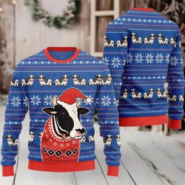 2025 Funny Cow Christmas Sweater | Walmart (US)