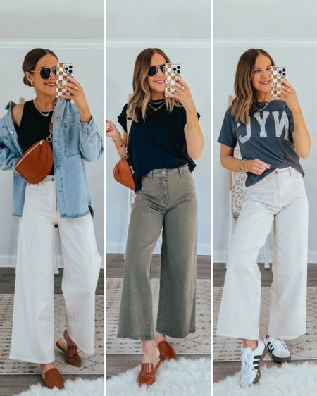 These viral @targetstyle wide leg pants are 20% off and now come in denim👏🏼 they’re so flattering, endlessly versatile and hold everything in.



Target haul, target outfit, spring outfit ideas, wide leg crop pants, target fashion, business casual outfit, over 40 fashion, inclusive sizing, affordable fashion, wide leg jeans 


#LTKsalealert #LTKover40 #LTKworkwear