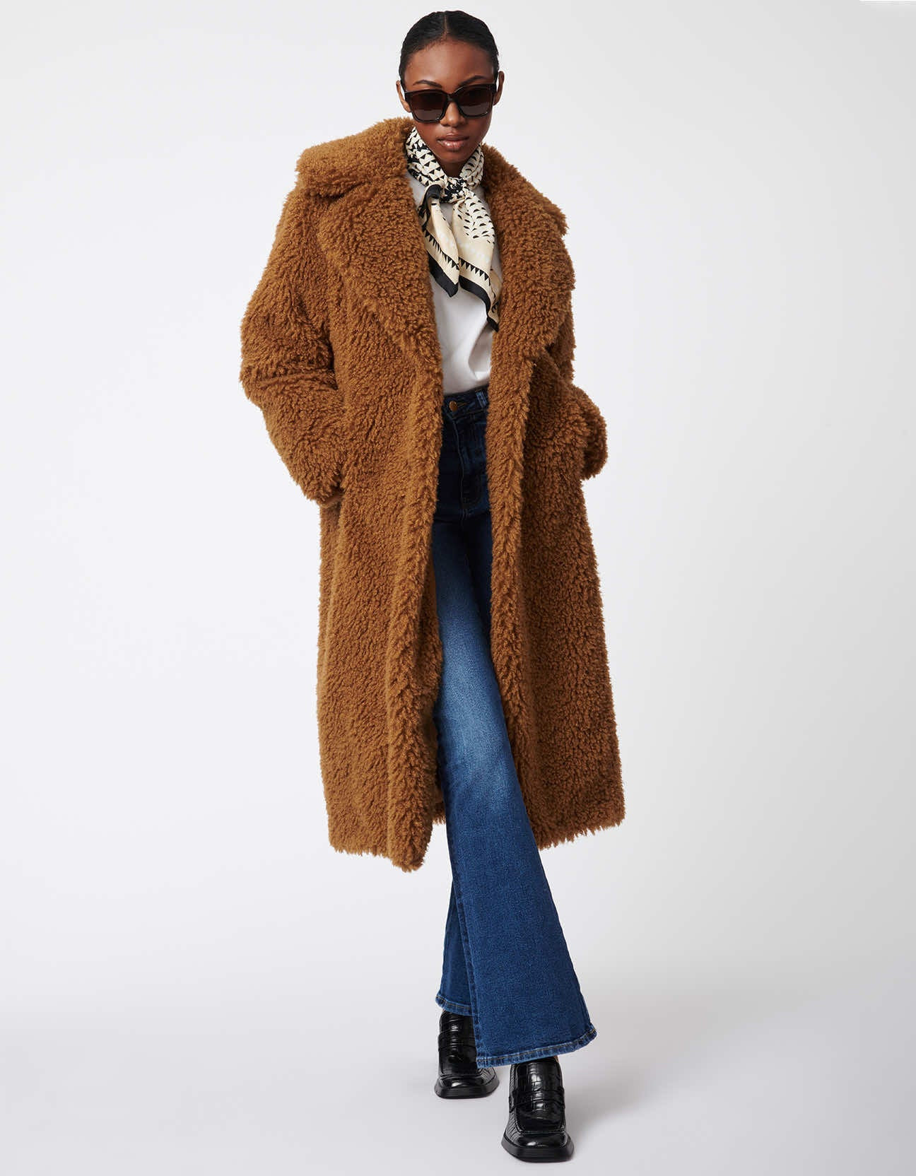Modern Cloud Faux Fur Coat | Bernardo Fashions