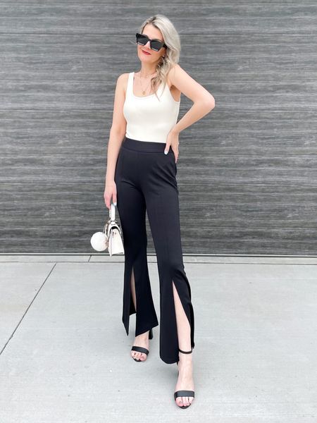 Two colors only Tuesday. It’s a new thing, don’t worry if you never heard of it 😉

Also, how fun is this wide leg split?
Bodysuit, pants, sandals, bag and shades are all Amazon finds. 


#LTKunder50 #LTKsalealert #LTKstyletip