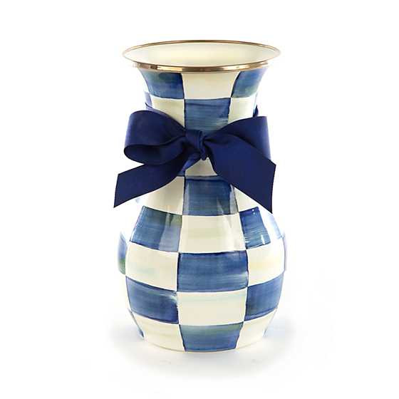 Royal Check Vase - Tall | MacKenzie-Childs