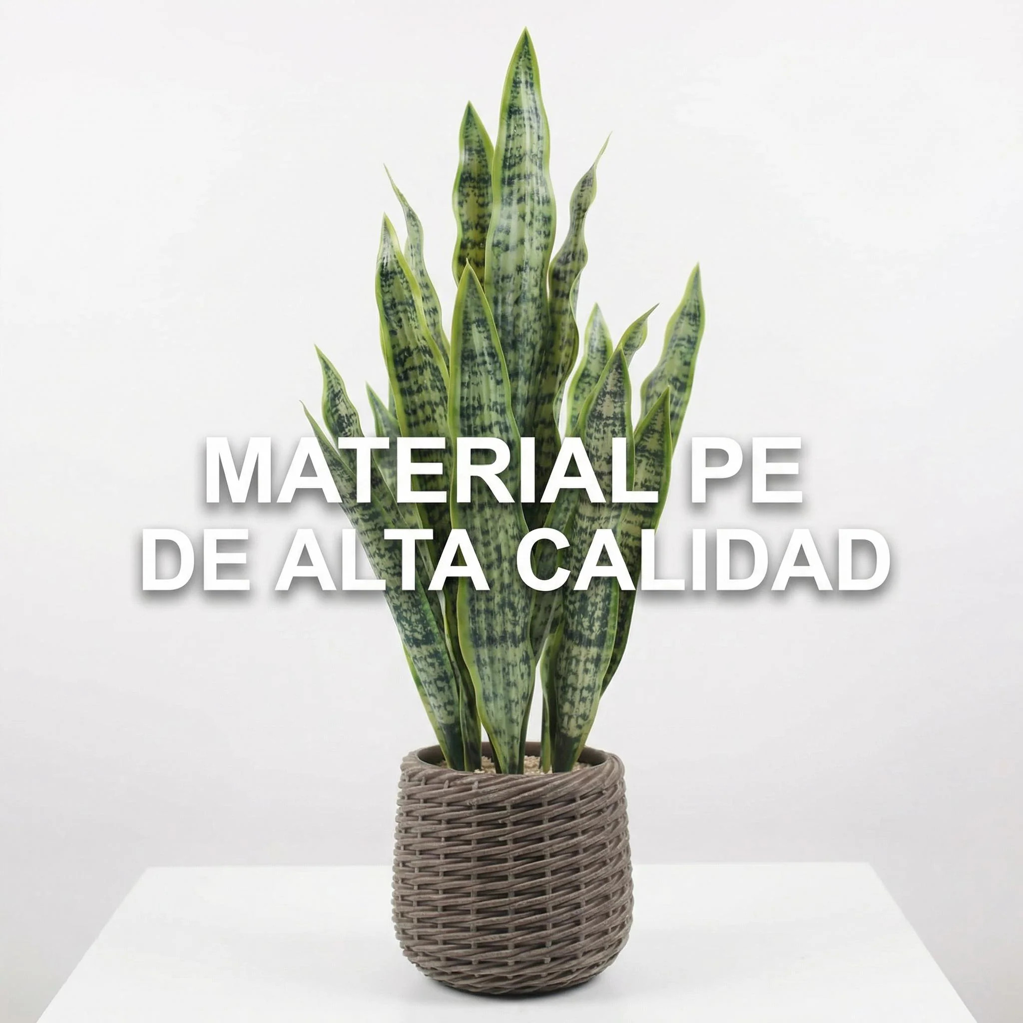 Garvee Artificial Snake Plant in Decorative Planter 3FT Premium PE Faux Sansevieria Plant Realistic Looking Indoor Outdoor Greenery for Home Office | Lowe's