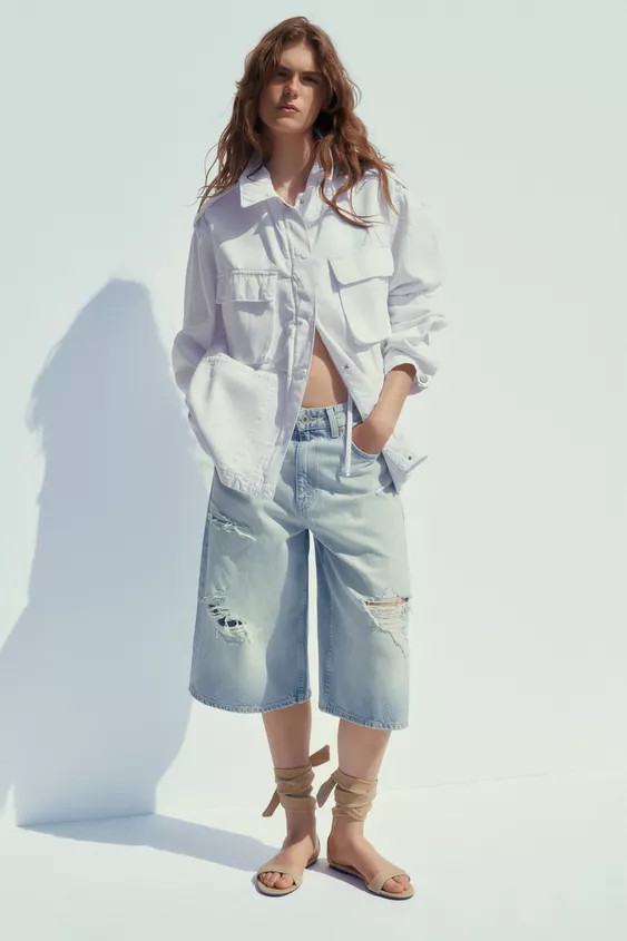 LEATHER STRAPPY FLAT SANDALS | Zara Canada