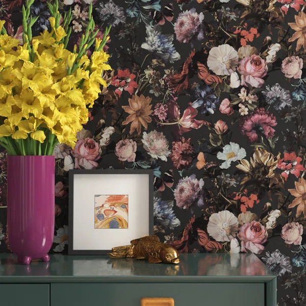 Logan Floral Roll | Wayfair North America