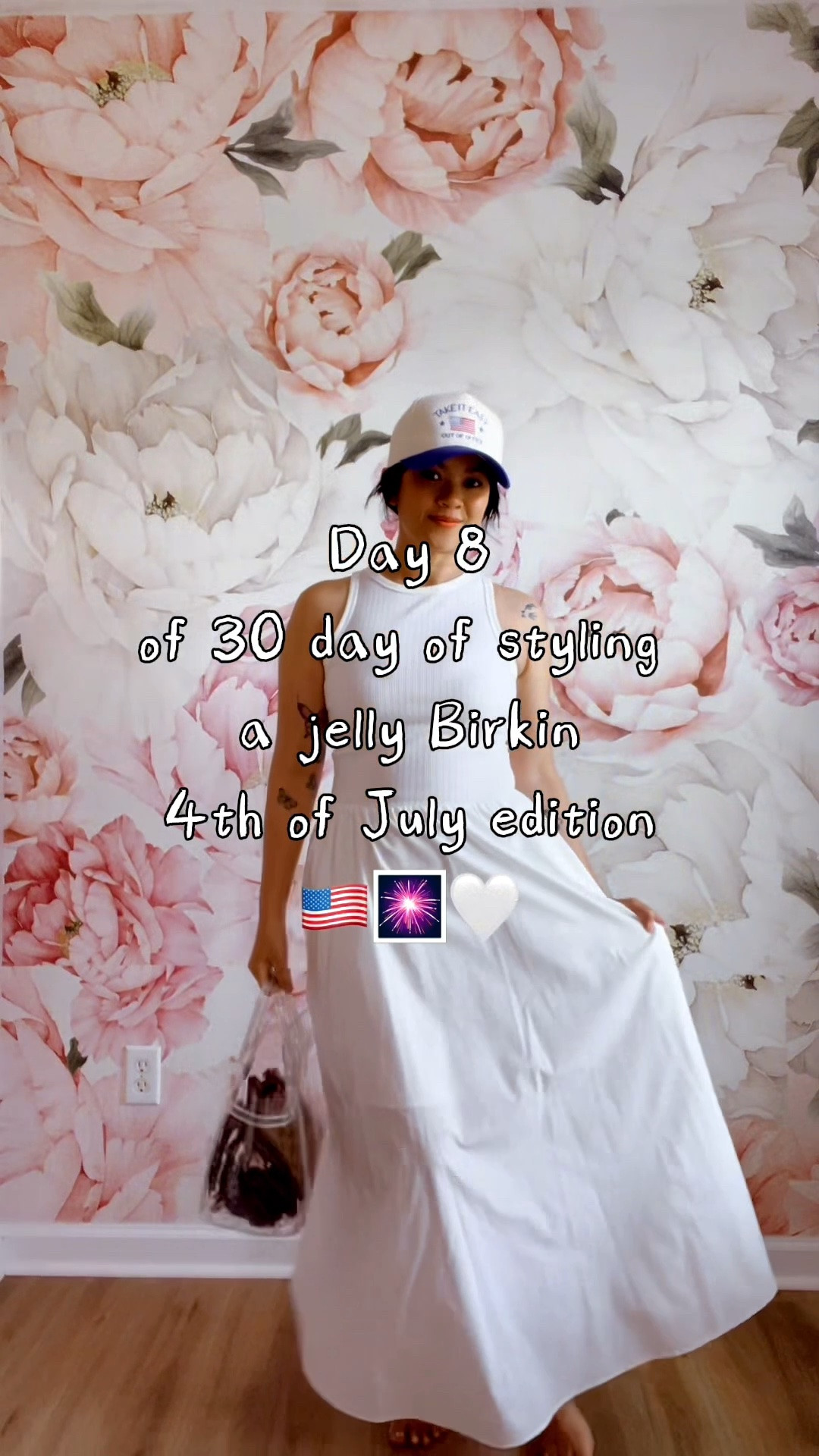 Sorry for not being consistent with the 30 day of firkin/jelly Birkin series.
Here is the 4th July version. 
I originally bought this bag from the TikTok shop. I will try my best to link the closest one possible for you on here.

#LTKootd