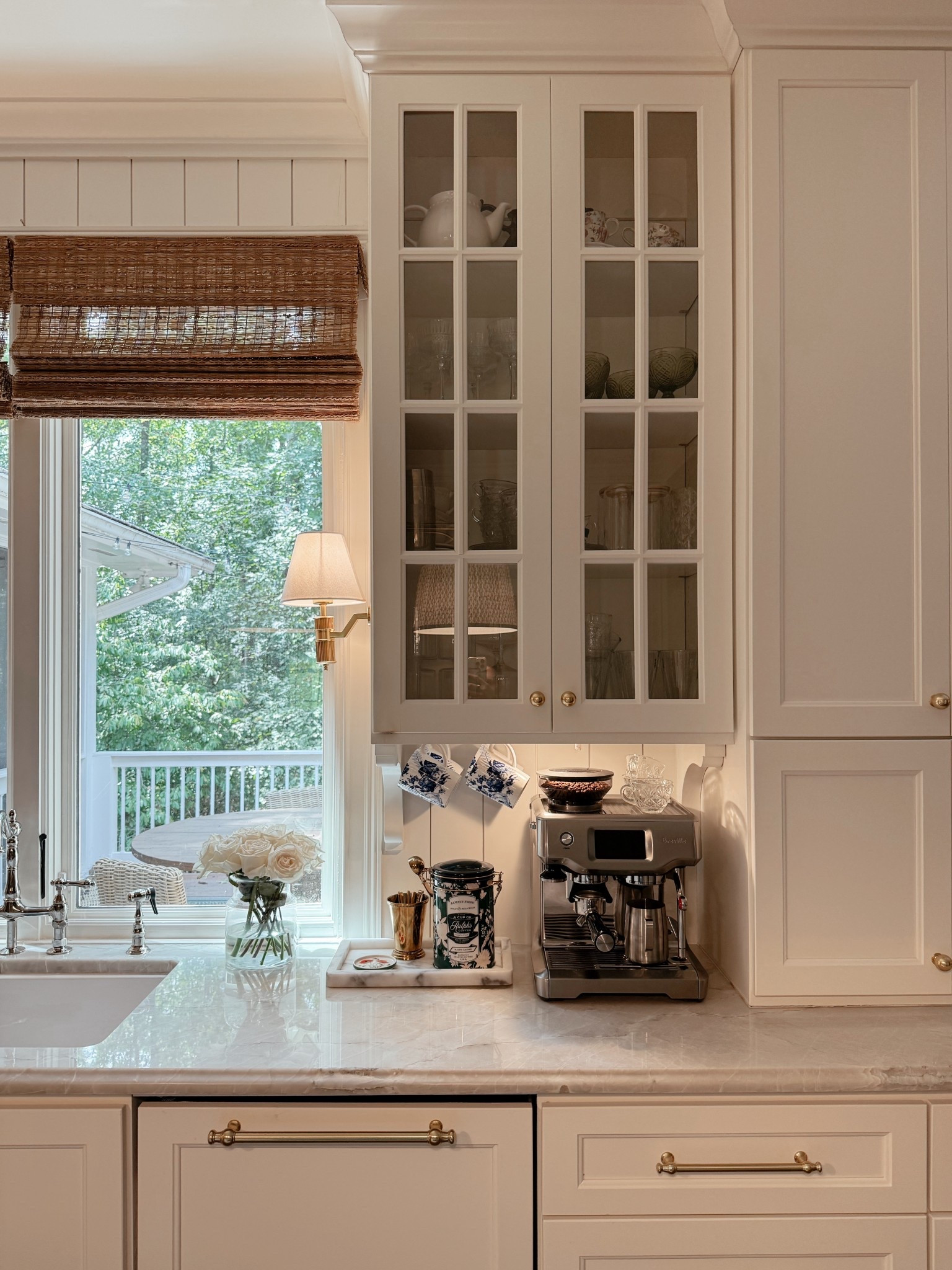 Coffee station setup 🤍