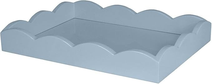 Addison Ross 11x8 Scalloped Tray Denim | Amazon (US)