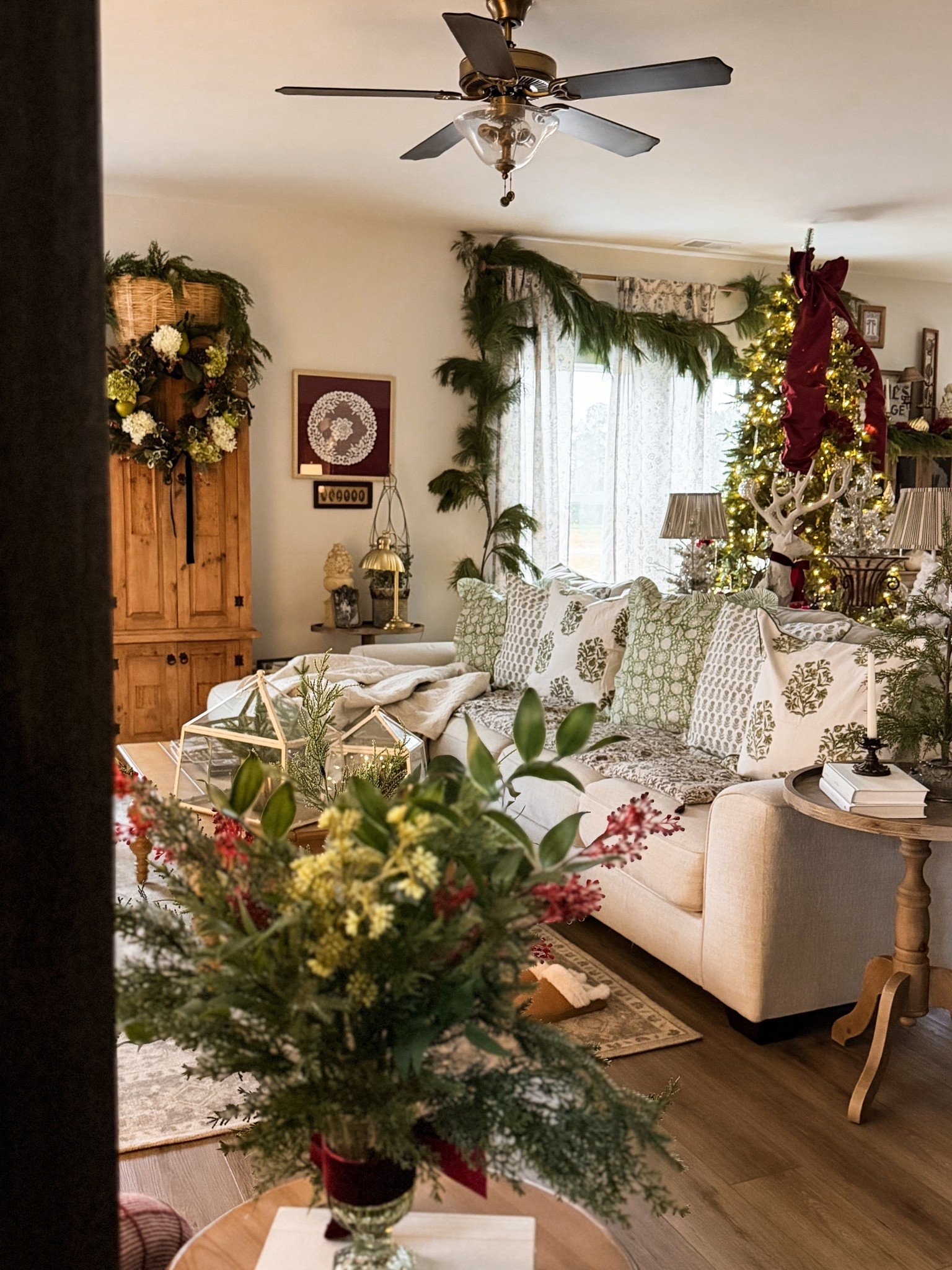 This is how I keep our white couch everyday livable for us & our fur babies. 🤍

White couches don’t scare me because everything here is easy & washable friend! 

I keep it simple with:
• Throw pillow covers from @cottonprintclub that zip right off and go straight in the wash
• A couch seat cushion that protects where we sit most
• A cozy blanket that adds warmth & catches everyday life

No stress. No tiptoeing. Just a pretty space that actually gets lived in & trust me we eat dinner on this couch a lot, especially right now during the holidays while watching Christmas movies. 

I'm here to say... white can be practical when you layer it the right way. xo, Krystle

#LTKdayinmylife #LTKHome #LTKmomlife