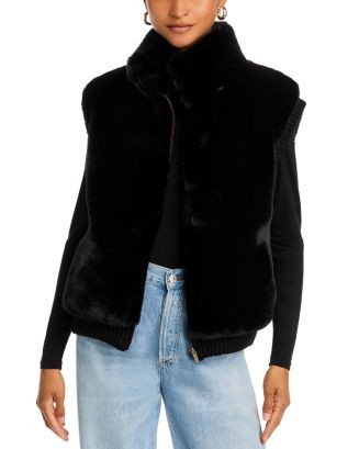 Faux Fur Zip Vest | Bloomingdale's (US)