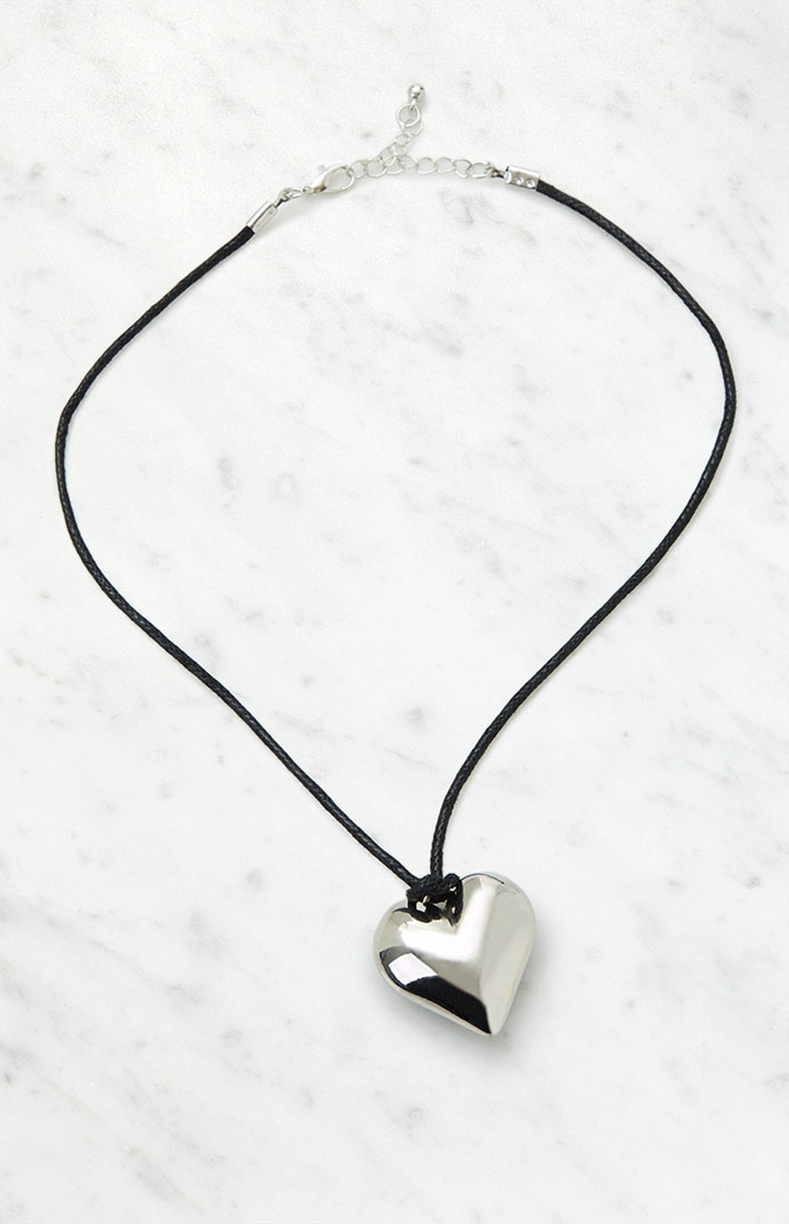LA Hearts Heart Charm Cord Necklace | PacSun