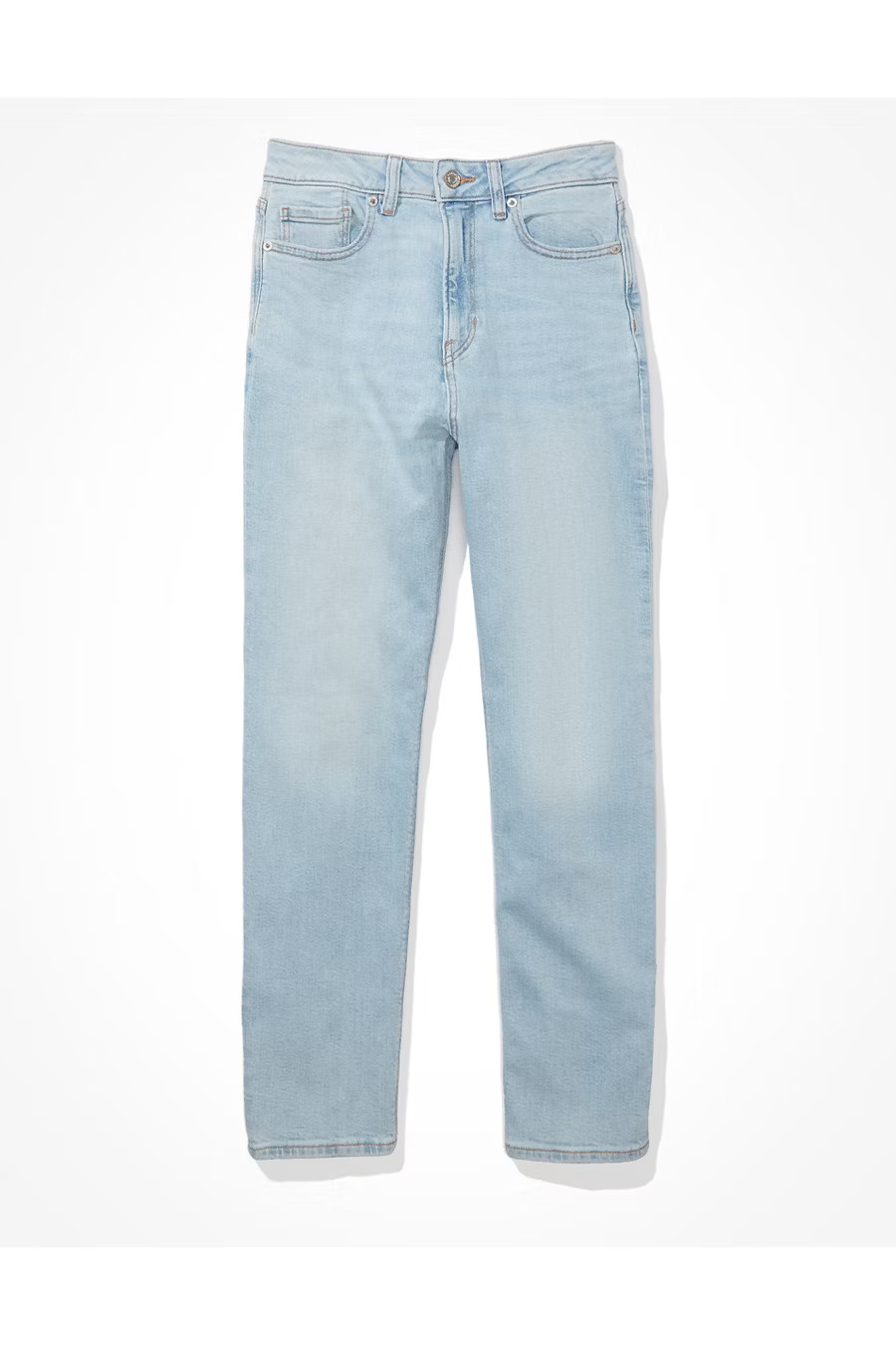AE Stretch Mom Straight Jean | American Eagle Outfitters (US & CA)