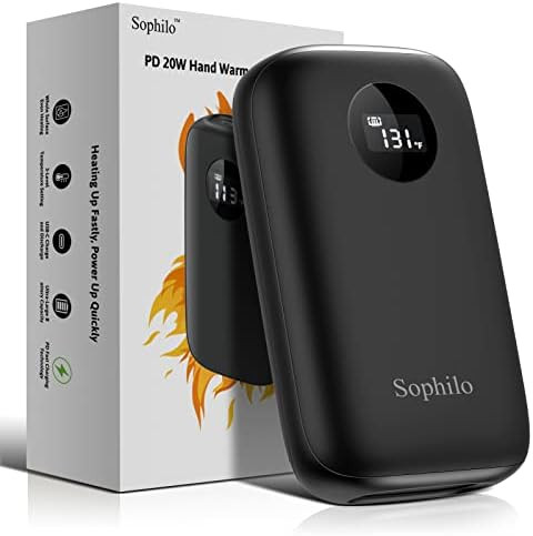 Hand Warmers Rechargeable, Electric Portable Pocket Reusable Hand Warmer/Power Bank,3 Levels,Heat... | Amazon (US)