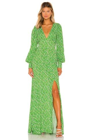 AFRM x REVOLVE Shiloh Dress in Summer Green from Revolve.com | Revolve Clothing (Global)