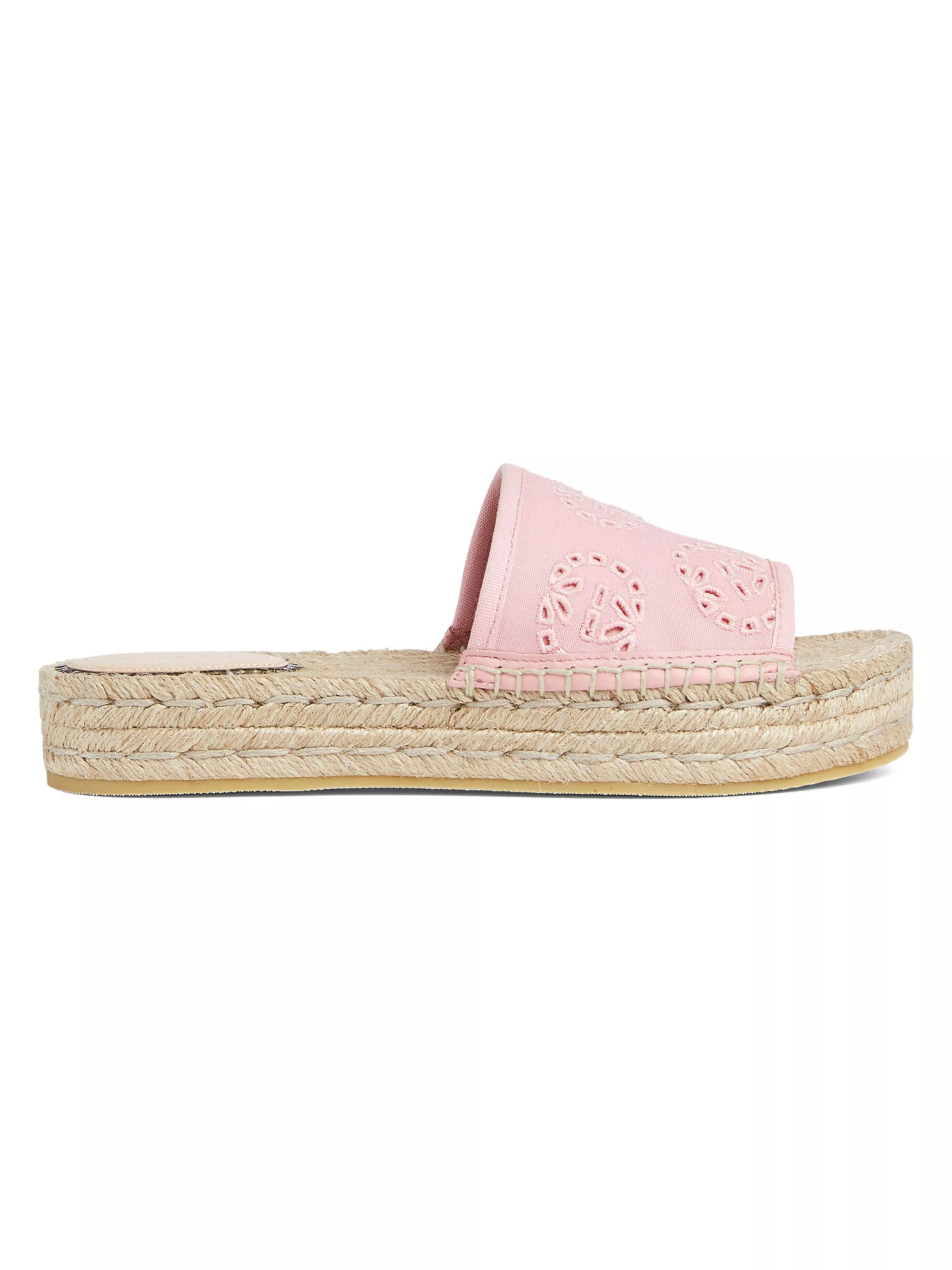 Damita Logo Eyelet Canvas Espadrilles | Saks Fifth Avenue