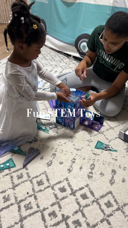 Fun STEM activities to do on a rainy day. Do your kids like magnetic tiles? 

Homeschool, STEM, gift ideas, birthday gift, Frozen 

#LTKfamily #LTKGiftGuide #LTKkids