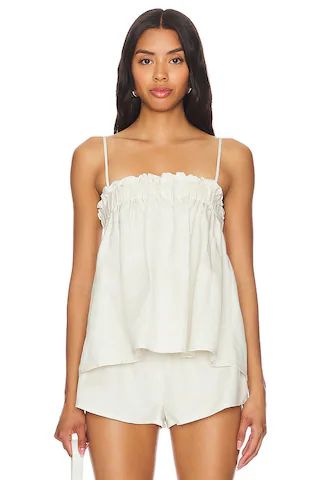 Lovers and Friends Millie Top in Sand Beige from Revolve.com | Revolve Clothing (Global)