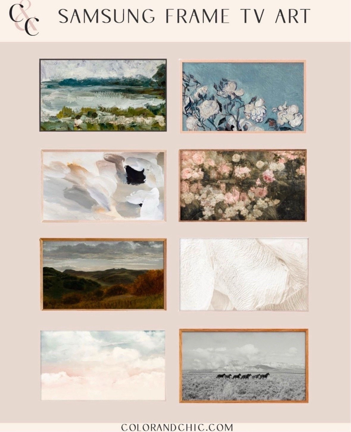 Samsung Frame TV artwork that will look stunning in the home! Super easy to download and display 

#LTKSeasonal #LTKHome