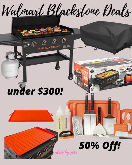 Walmart Blackstone Grill Deals including the 36” 4-Burner Cooking Station with hard cover on under $300 and the 25 piece Griddle Accessory Set for 50% off!

@walmart #walmartpartner 

#LTKHoliday #LTKmens #LTKGiftGuide