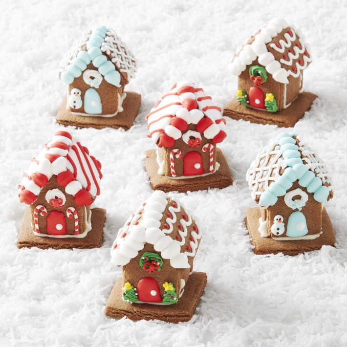 Mini Gingerbread Houses, Set of 6 | Williams-Sonoma