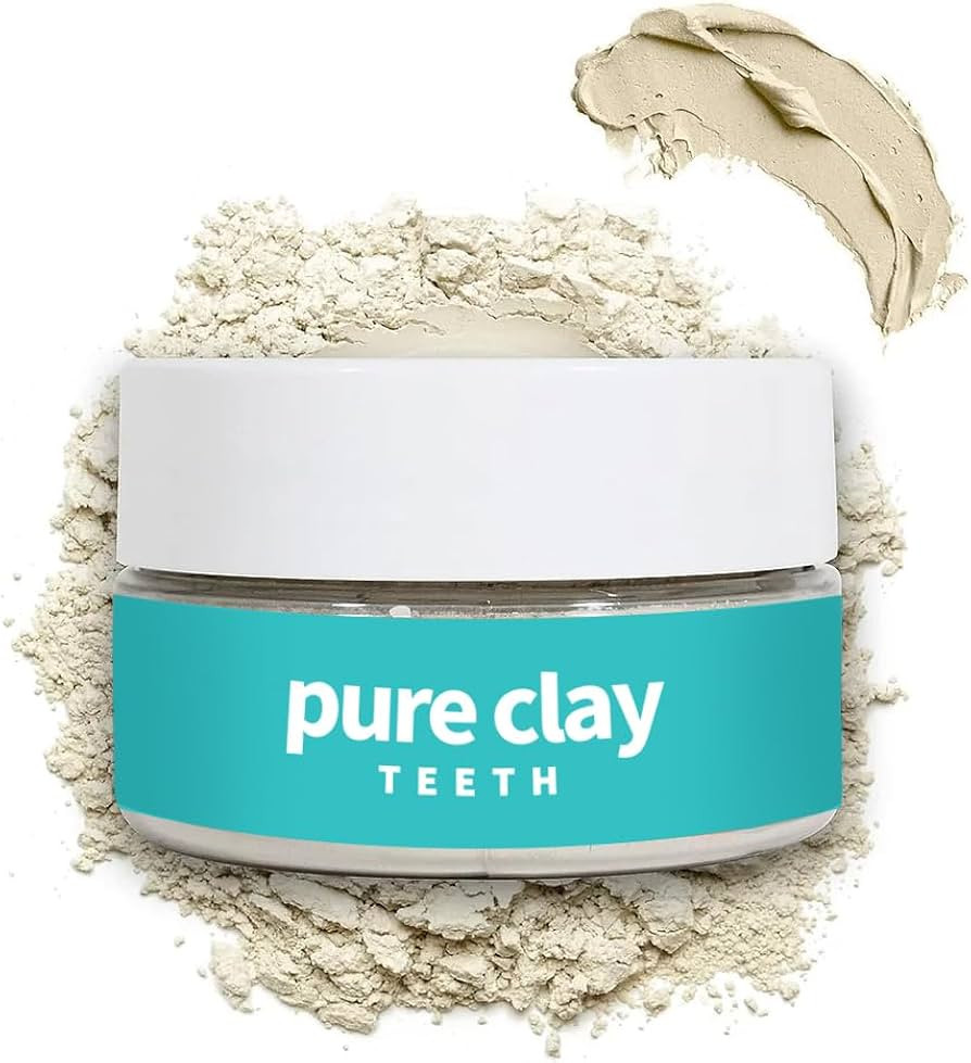 Pasta dental orgánica de arcilla de bentonita de calcio (1.41 onzas), polvo de dientes de arcill... | Amazon (US)