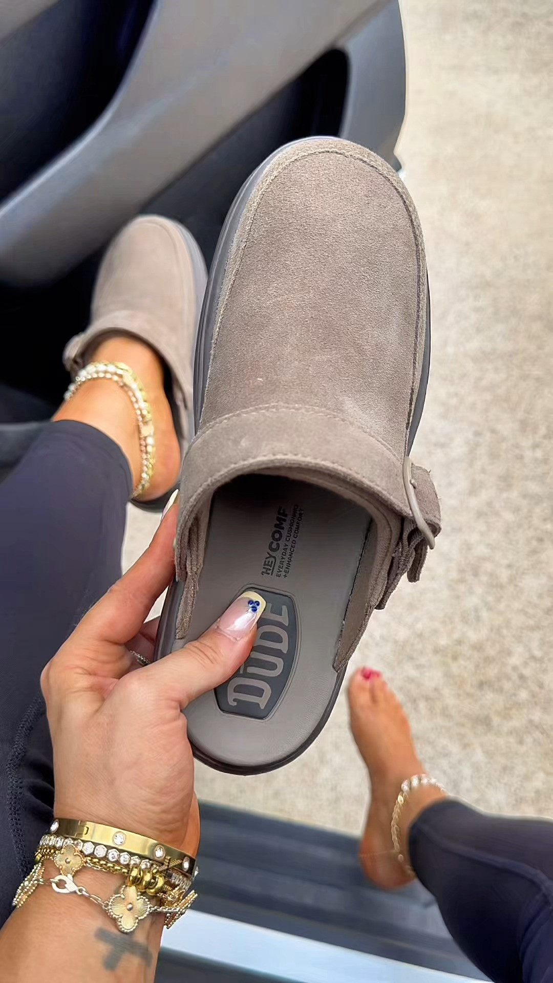 Hey Dude Austin Lift but make them CLOGS! #heydude #heydudeclogs #heydudeaustinlift #womensclogs #ad @HeyDude  

 #LTKootd #LTKWorkwear #LTKTravel