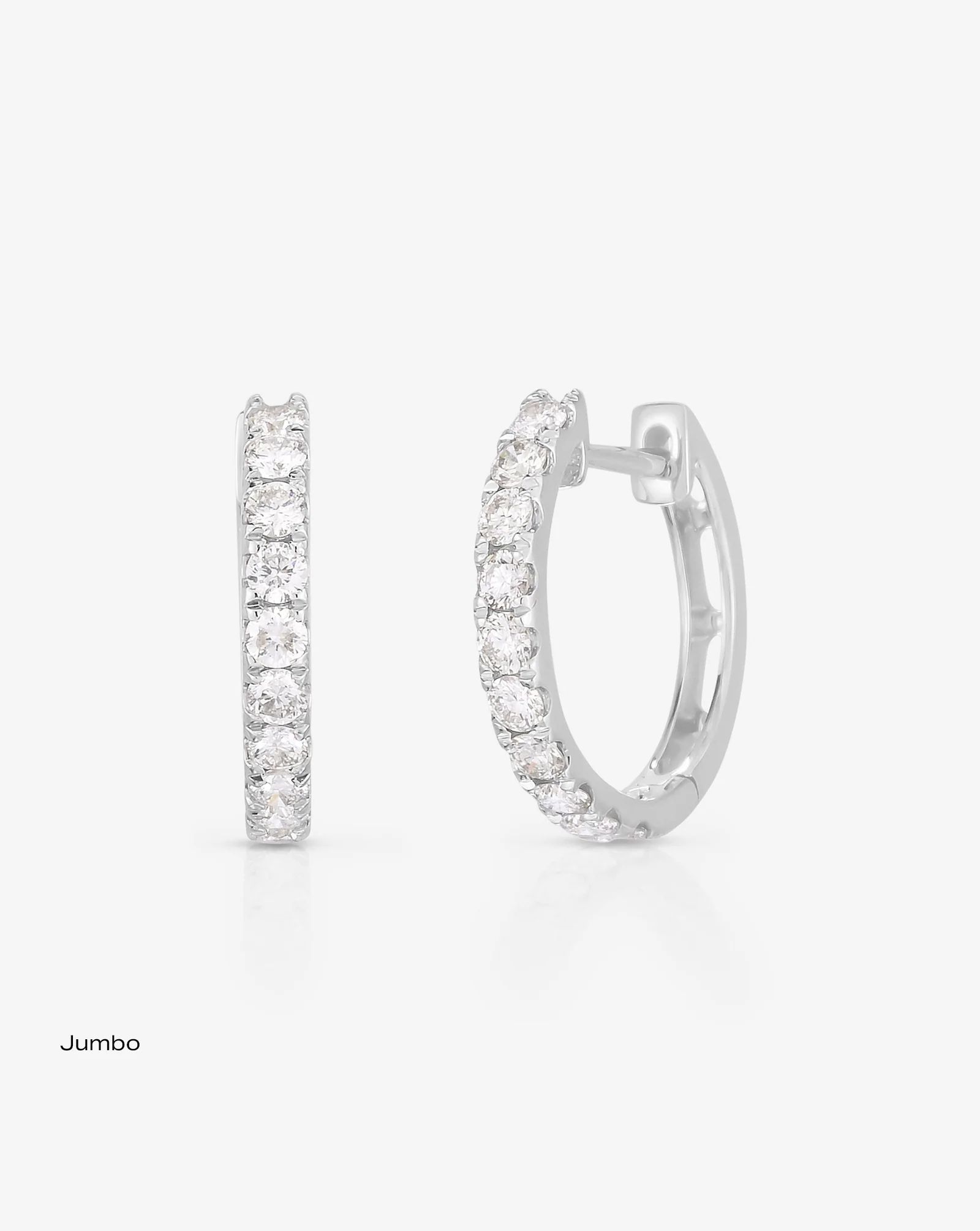 Jumbo Diamond Huggies | Ring Concierge