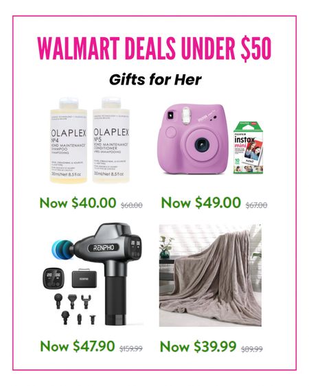 Walmart deals on gifts under $50! #walmartpartner @walmart

These would make great gifts for her! They’ll arrive in time for Christmas with shipping or pickup! 