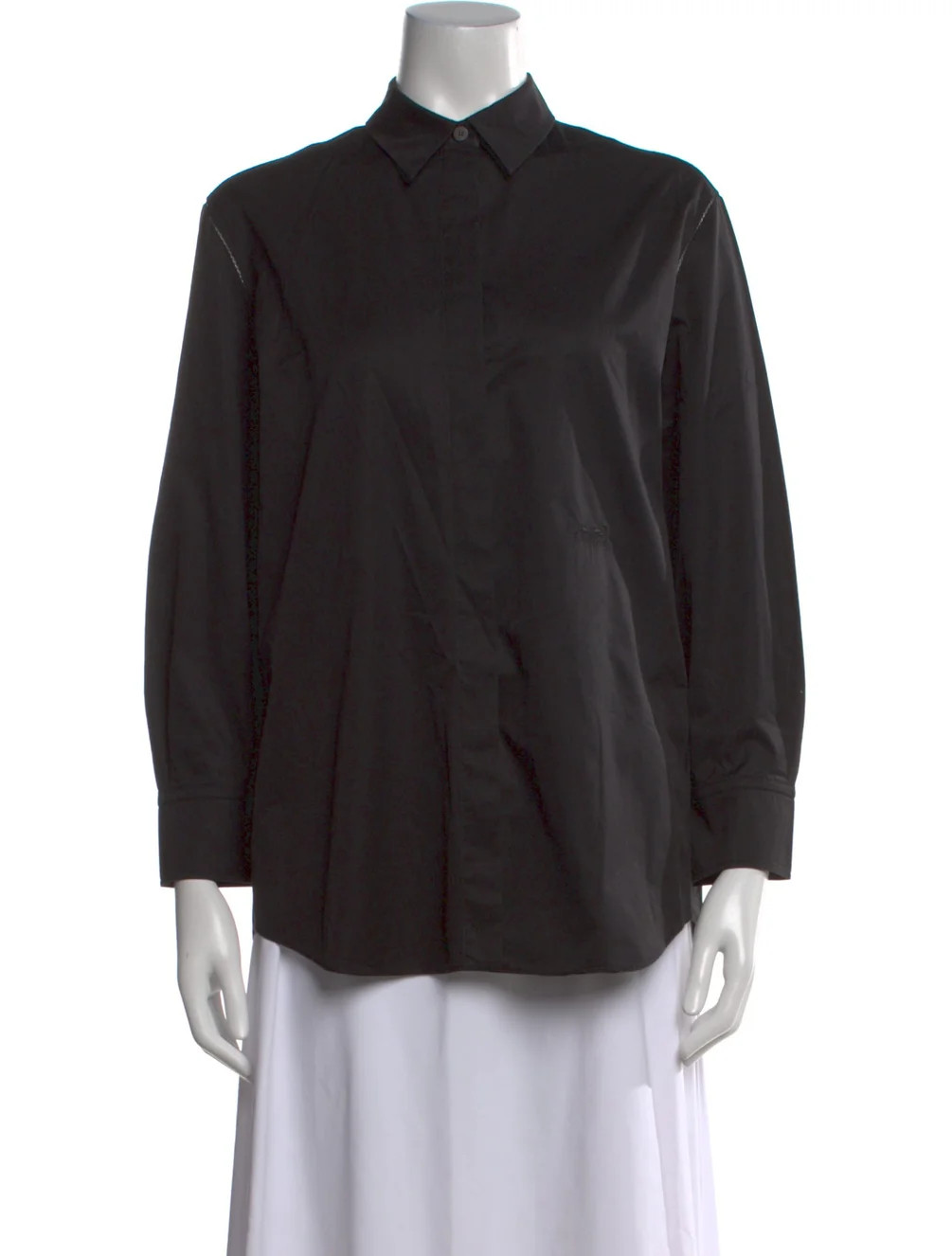 Long Sleeve Button-Up Top | The RealReal