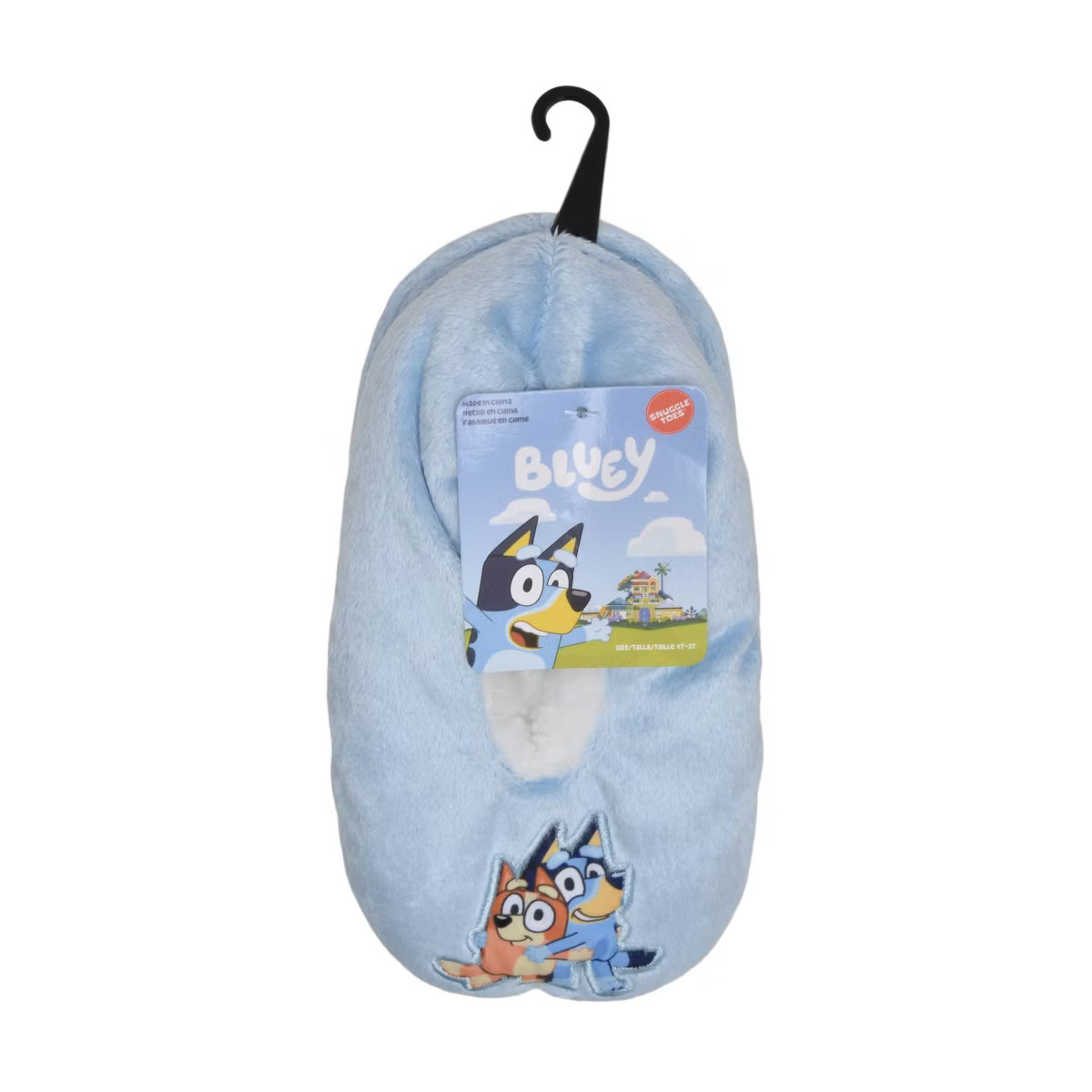 Toddler Bluey Character Sock Slippers - Blue | Target