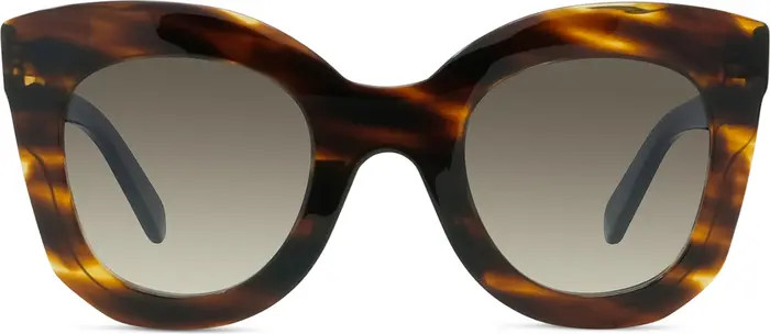 47mm Gradient Butterfly Sunglasses | Nordstrom