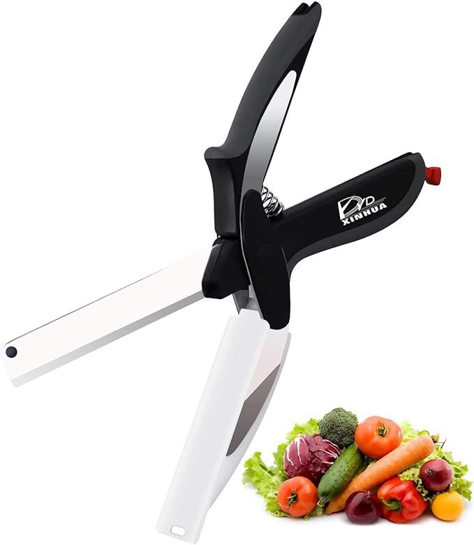 YD YD XINHUA Kitchen Food Cutter Chopper Clever Kitchen Knife with Cutting Board, Clever Multipur... | Amazon (US)