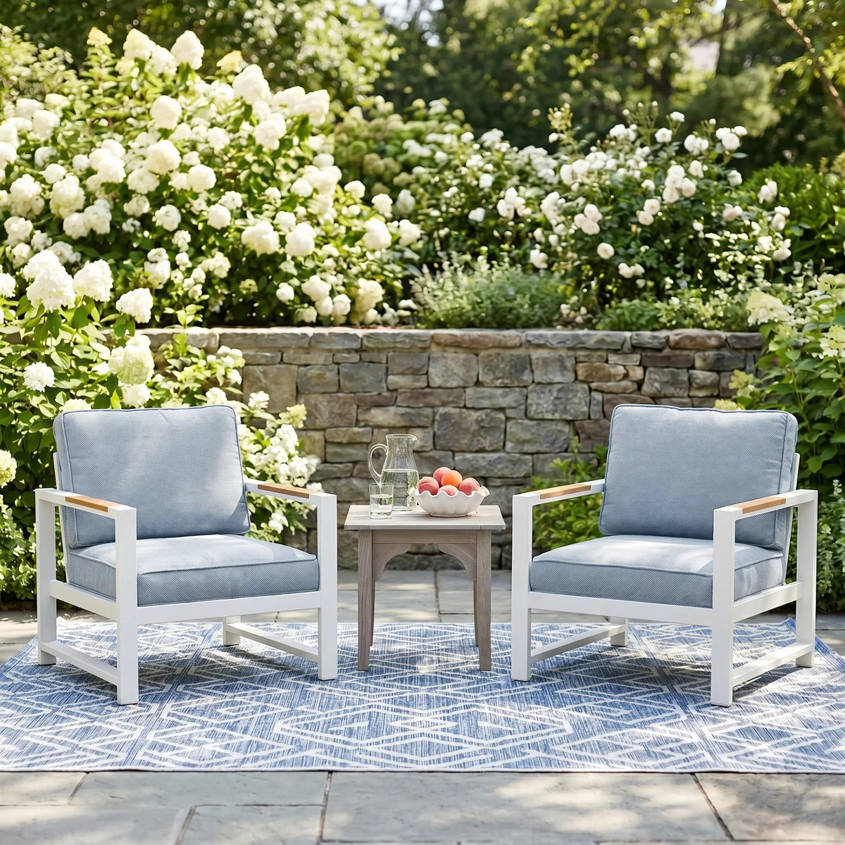Jayton Powder Coated Aluminum Outdoor Lounge Chair (Set of 2) | Wayfair North America