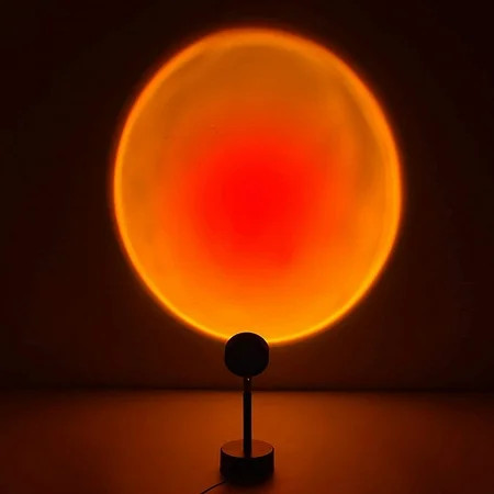 FACI Rare Pearl LED Projection Floor Lamp Red Sunset Lamp Mood Light Night Light Projector 180° Rota | Walmart (US)