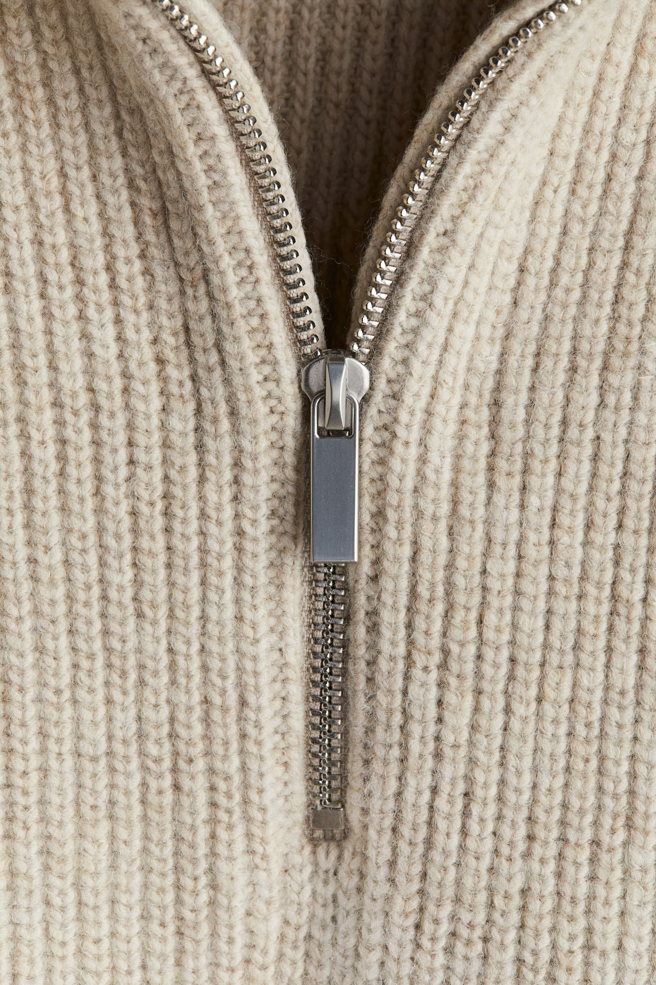 Rib-knit Half-zip Sweater | H&M (US + CA)