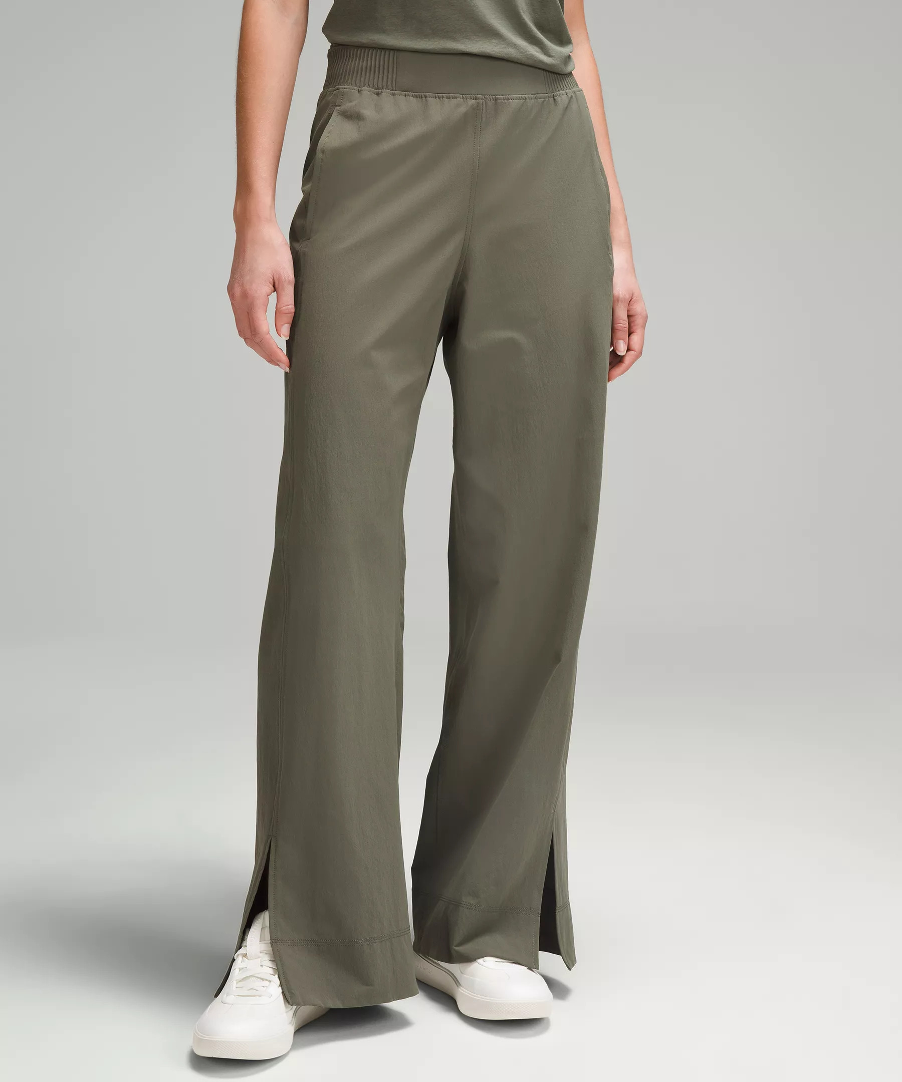 Stretch Woven High-Rise Wide-Leg Pant | Lululemon (US)