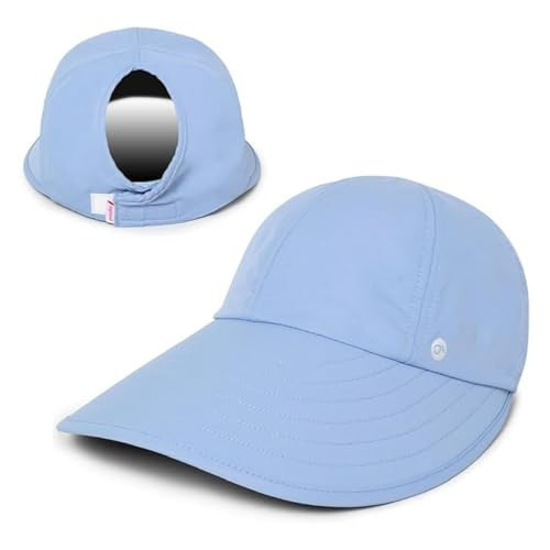 Ponyflo Sunblocker Wide Brim Hat-Dusty Blue | Amazon (US)