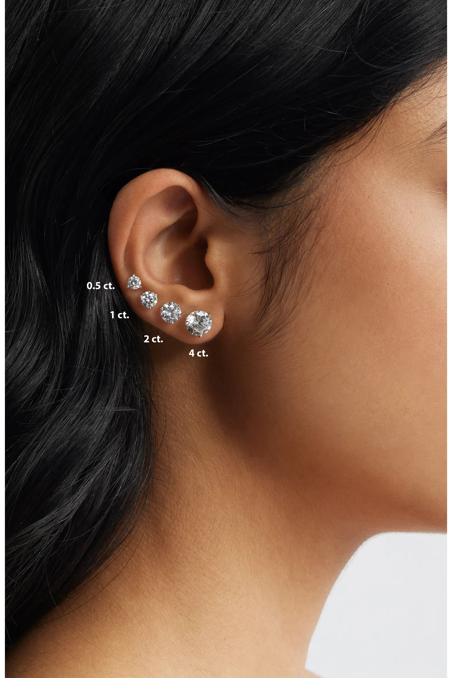 Gift Boxed Cubic Zirconia Stud Earrings - 1.0ct. | Nordstrom | Nordstrom