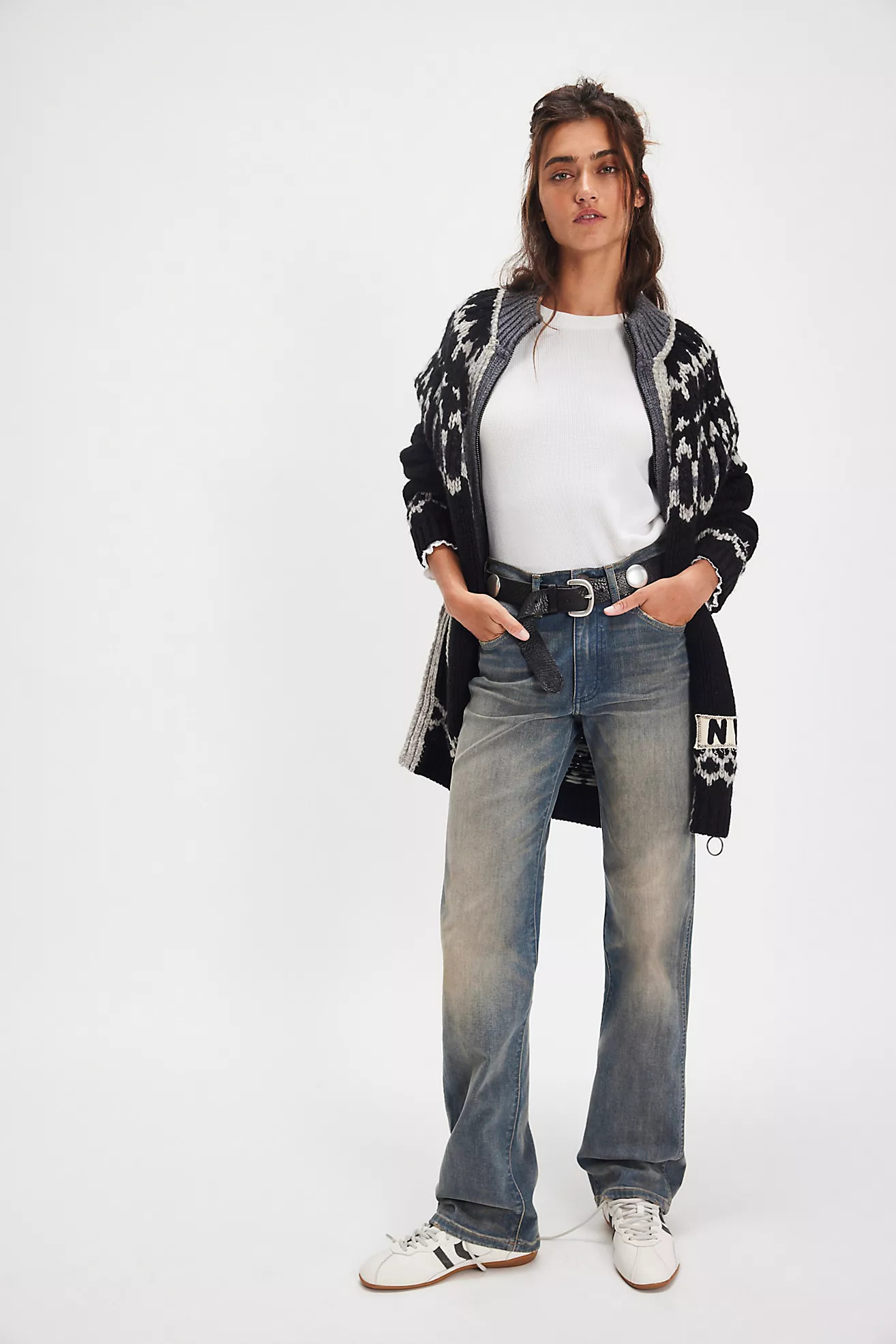 Wrangler Wrancher Mid-Rise Bootcut Jeans | Free People (Global - UK&FR Excluded)