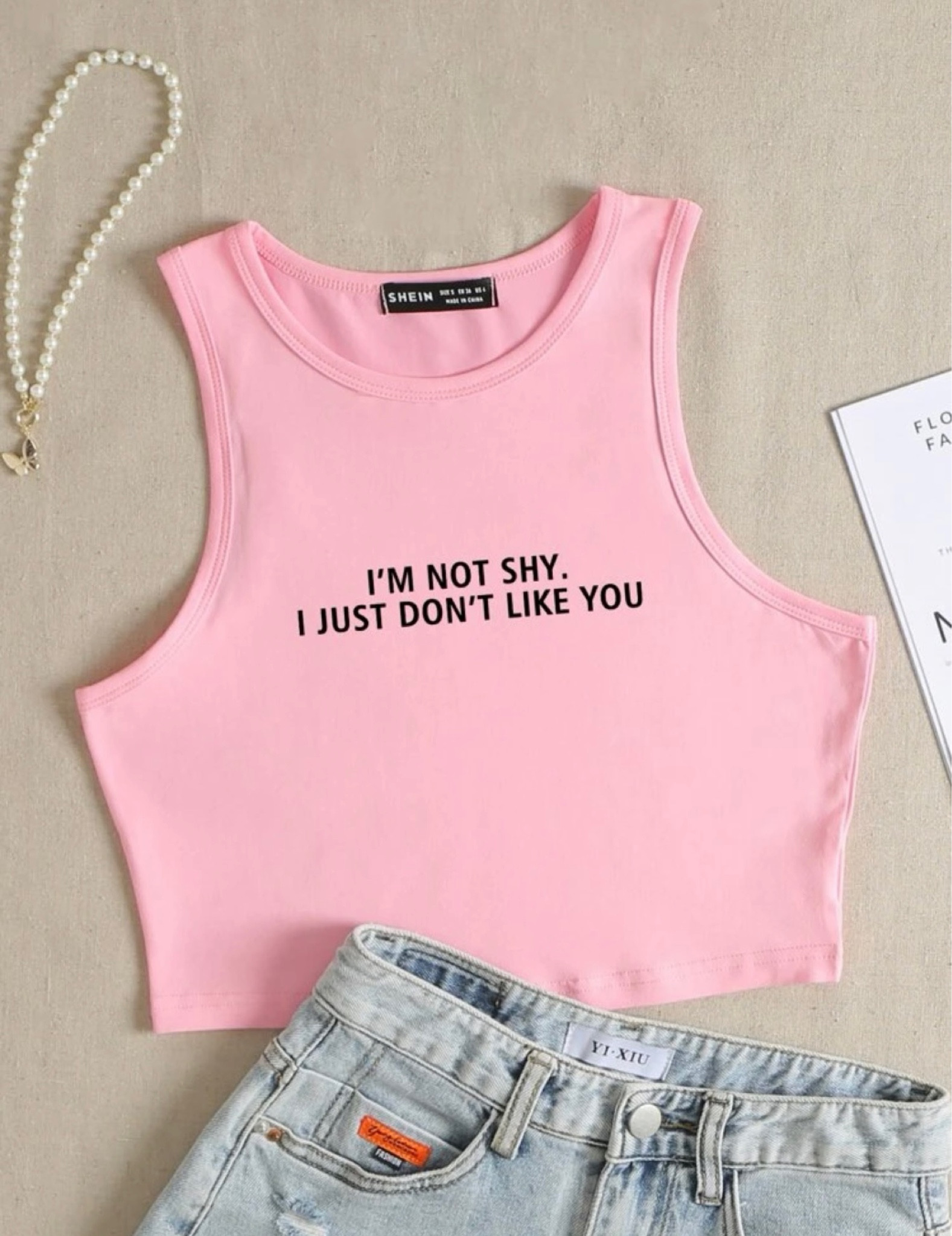SHEIN “I’m not shy, I just don’t like you” CROP TANK TOP 💗

#shein #sheinhaul #haul #outfits #fyp #tryonhaul #trending #fashion #fitspo #gym #sheinoutfits #love #like #sheinfashion #hauls #outfitinspo #follow #onlineshopping #liketoknowit #LTK #ootd #sahm #explore #lifestyle #momlife #repost 

#LTKfit #LTKSale #LTKFind