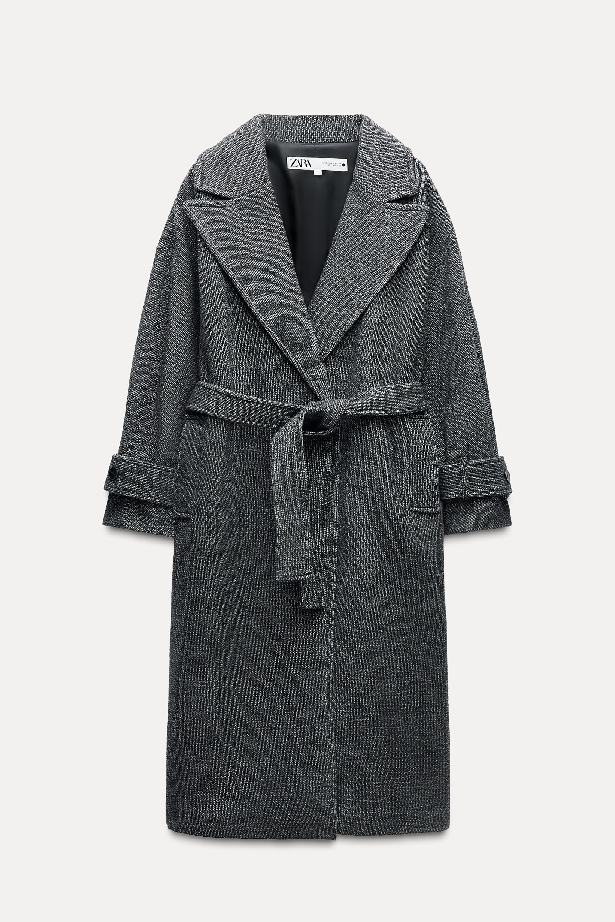 WOOL BLEND COAT ZW COLLECTION | Zara US