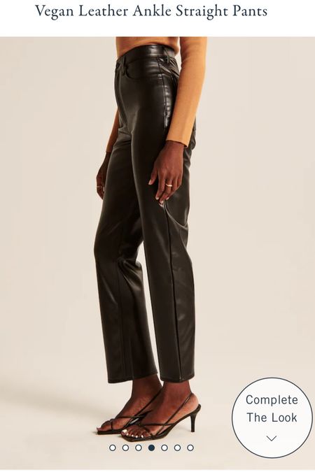 I have been eyeing these pants for months!! 
Leather pants
Abercrombie 
Vegan leather 

#LTKstyletip #LTKSeasonal #LTKHoliday