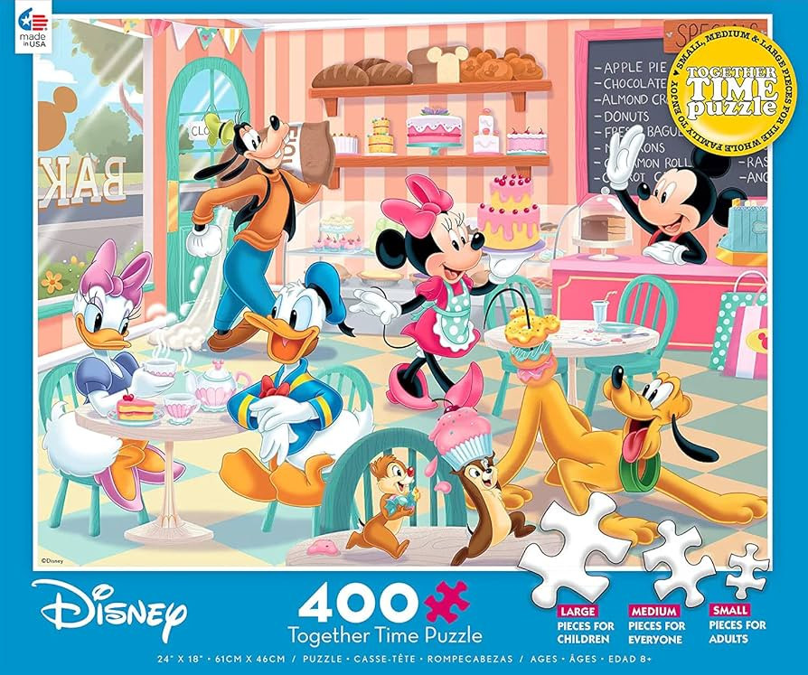 Ceaco - Disney - Together Time Collection - Bakery - 400 Piece Jigsaw Puzzle | Amazon (US)