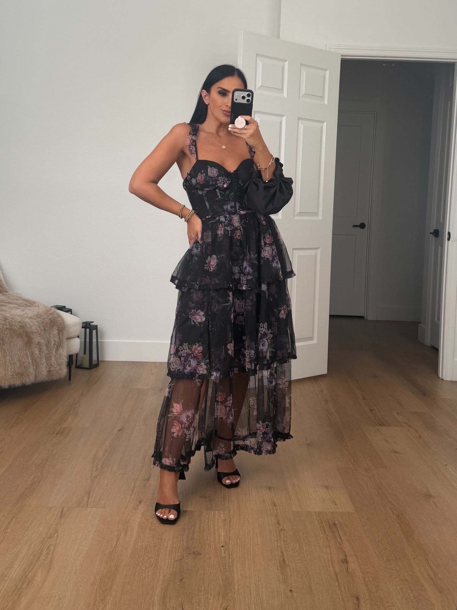 Hartlie Ombre Button Down Top wearing size medium. 
