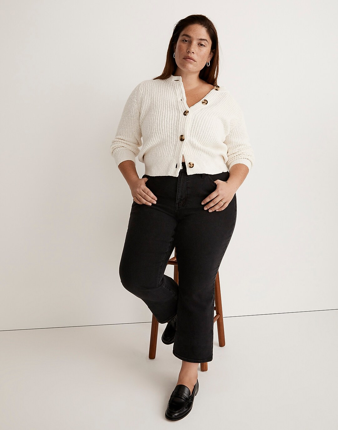 Plus Kick Out Crop Jeans in Starkey Wash | Madewell