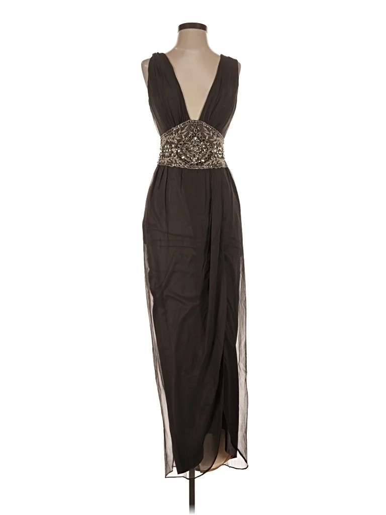 Mandalay 100% Silk Brown Cocktail Dress Size 4 - 24% off | ThredUp (US)