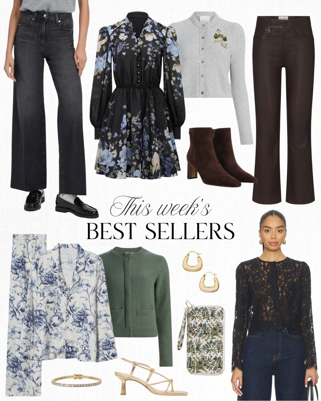 This Vince cardigan has been one of my most-worn purchases recently and I love all the colors it comes in. I love finding a new pair of cozy pajamas and this pair is so cute for under $100. Speaking of finds under $100, this dress looks like it's from Zimmermann but for a fraction of the price 😍

#LTKFindsUnder100 #LTKCyberWeek #LTKParties