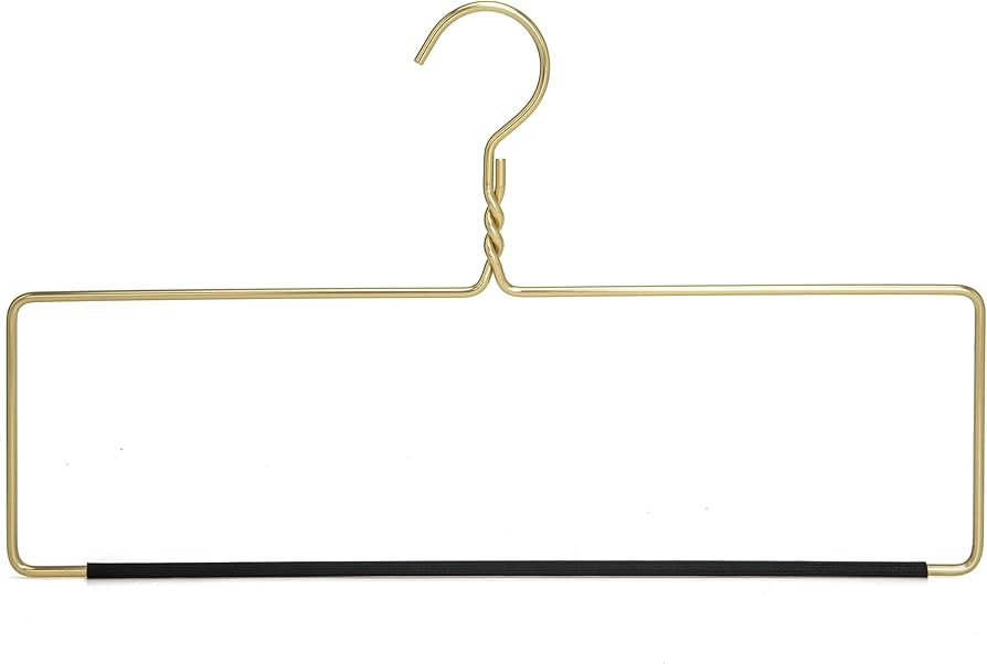 Quality Blanket Linen Hangers Wide Heavy Duty Hanger for Blankets, Table Cloths, - Nonslip Vinyl ... | Amazon (US)