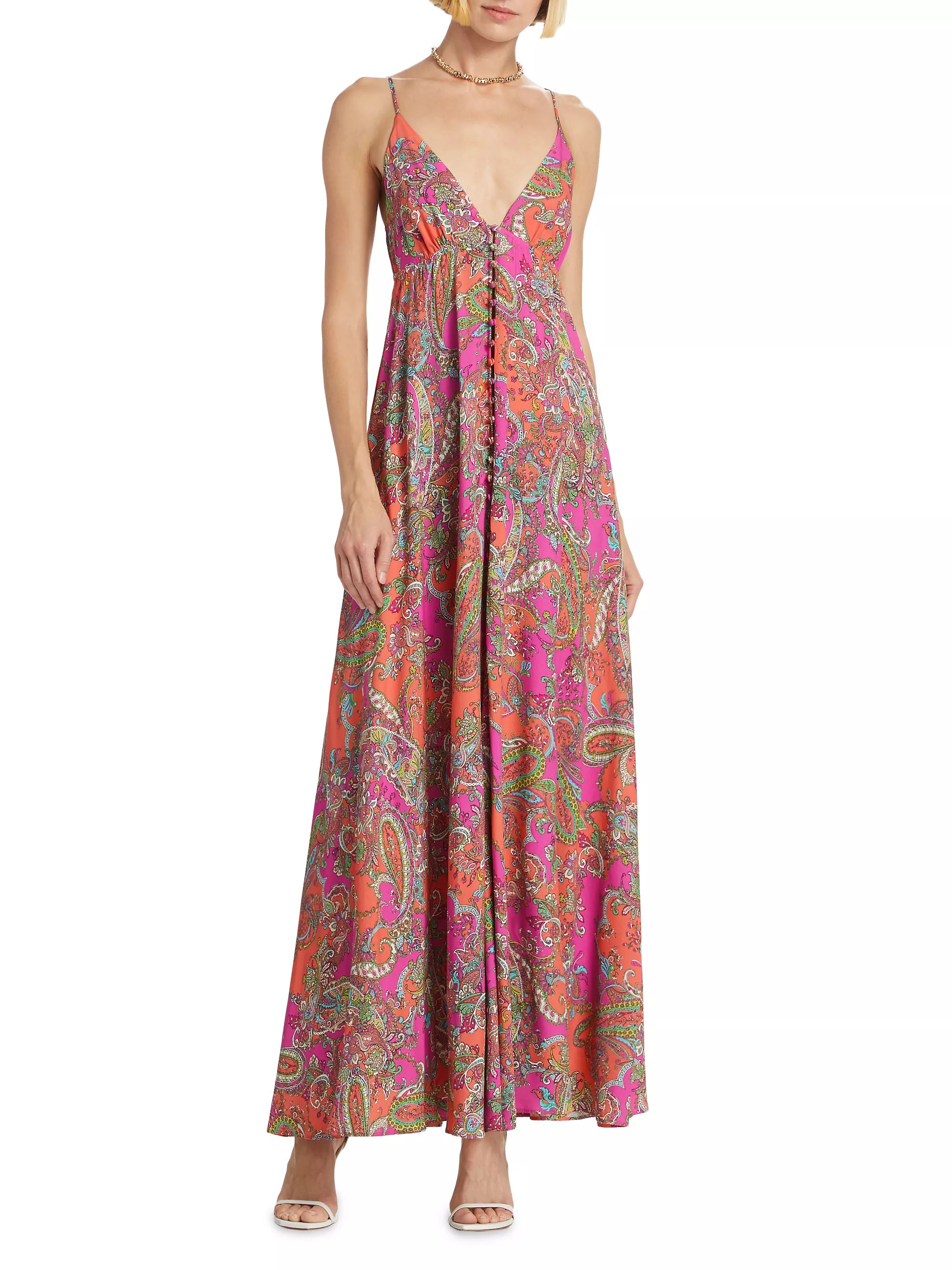 Stefani Paisley Maxi Dress | Saks Fifth Avenue